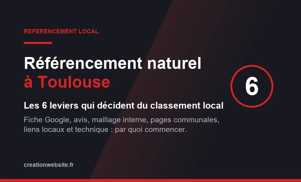 Référencement naturel à Toulouse : les 6 leviers qui décident du classement local